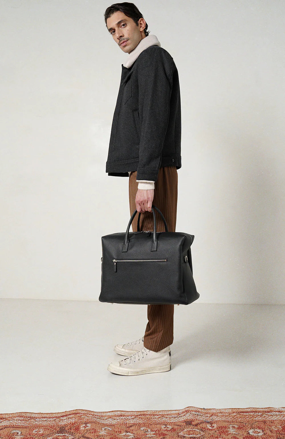 Le Compact Weekender Buffalo Black